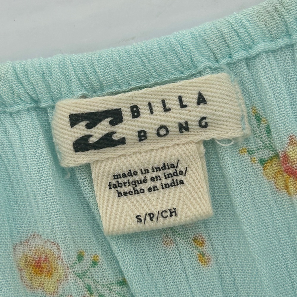 Billabong Light Blue Floral Midi Dress - Picture 9 of 10